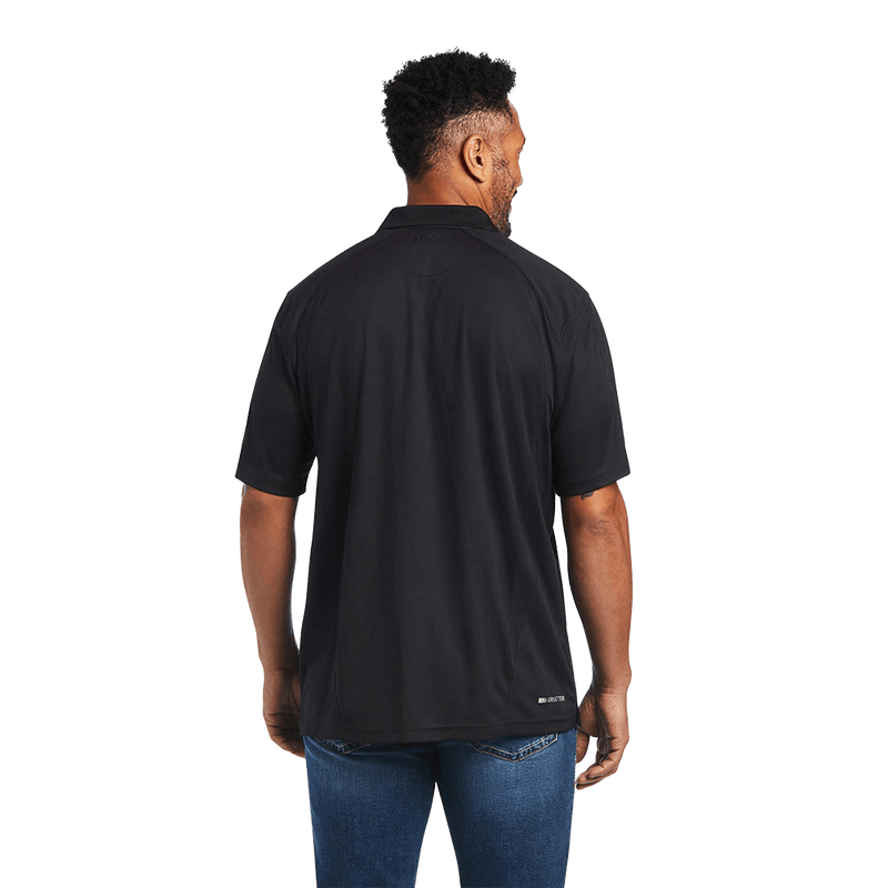 Ariat Short Sleeve Polo Black Shirt