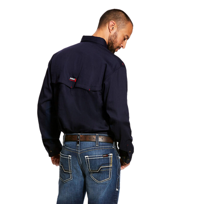 Ariat FR Navy Work Shirt VentTEK™ Technology Moisture-Wicking