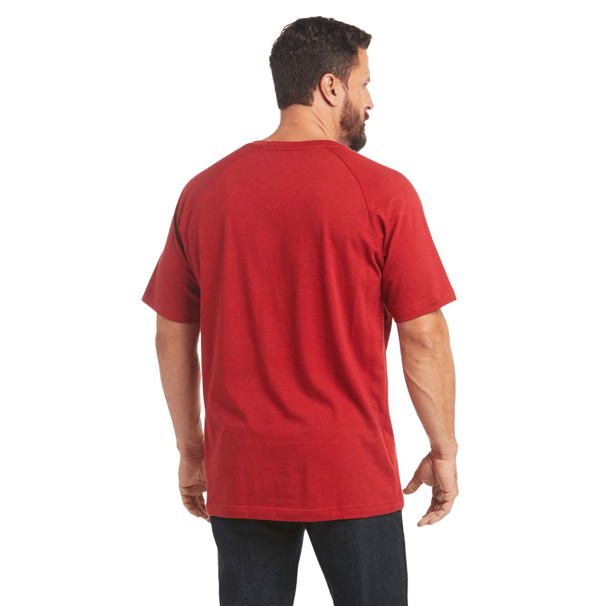 Ariat Men's Red Rebar Cotton Strong T-Shirt