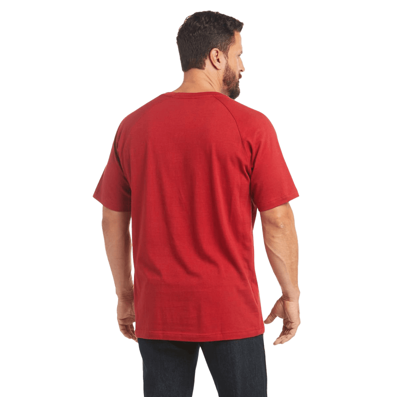 Ariat Men's Red Rebar Cotton Strong T-Shirt