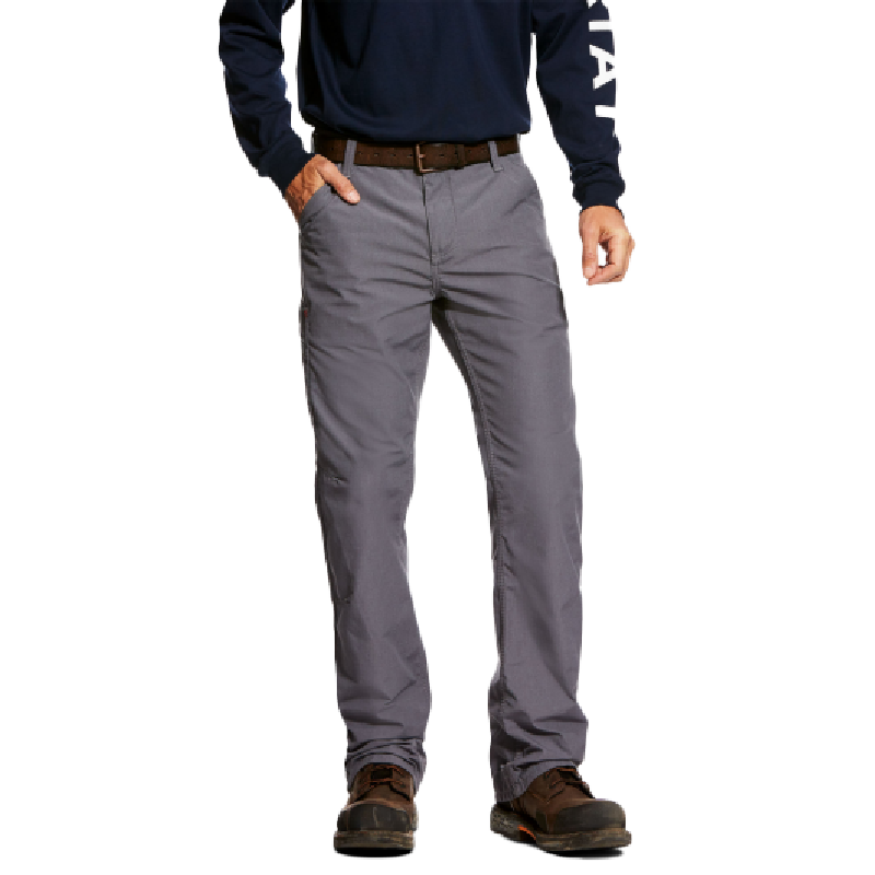 Ariat Men's Low Rise Duralight Ripstop Grey Pants