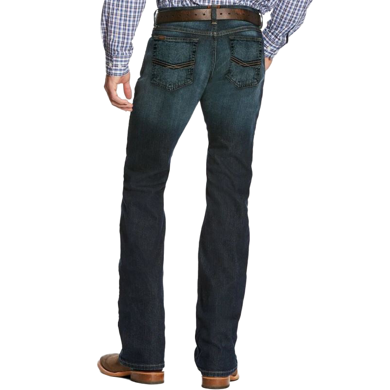 Ariat Men's Stretch Extra Slim Straight Leg Blue Jeans