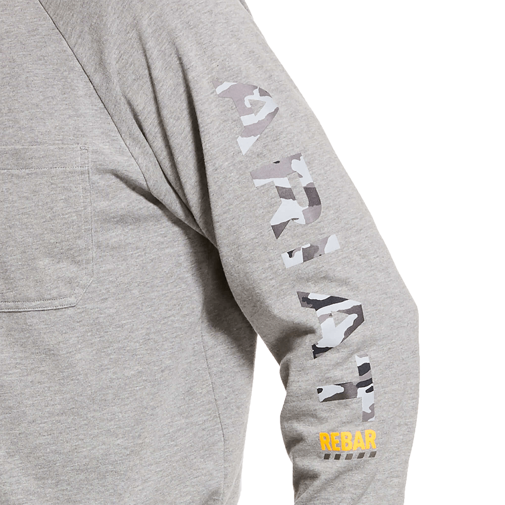 Ariat Men's Grey Rebar Cotton Strong Graphic T-Shirt
