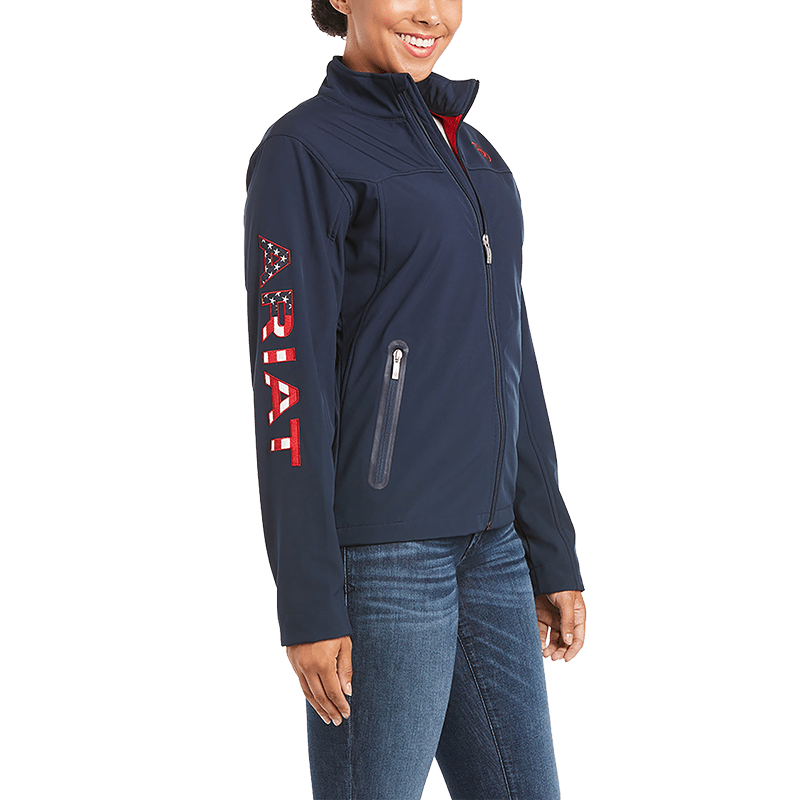 Navy Shell Jacket Design Stylish & Functional Ariat Women's New Team Navy Softshell Jacket