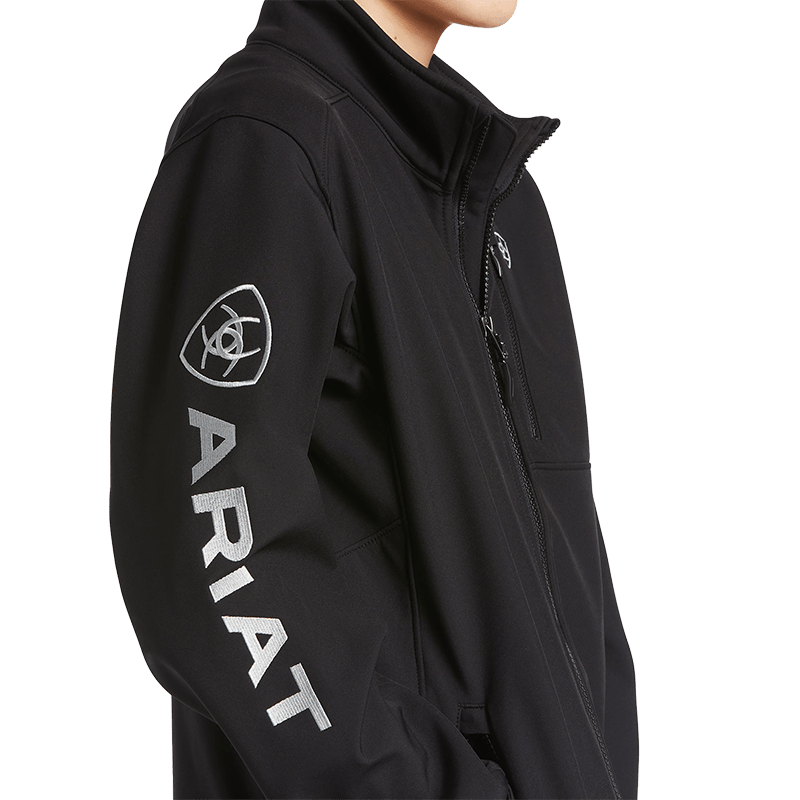 Ariat Boy's Logo 2.0 Black Softshell Jacket