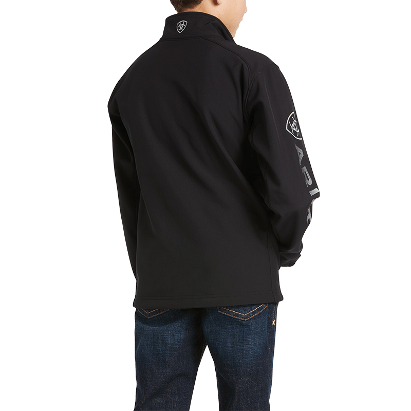 Ariat Boy's Logo 2.0 Black Softshell Jacket