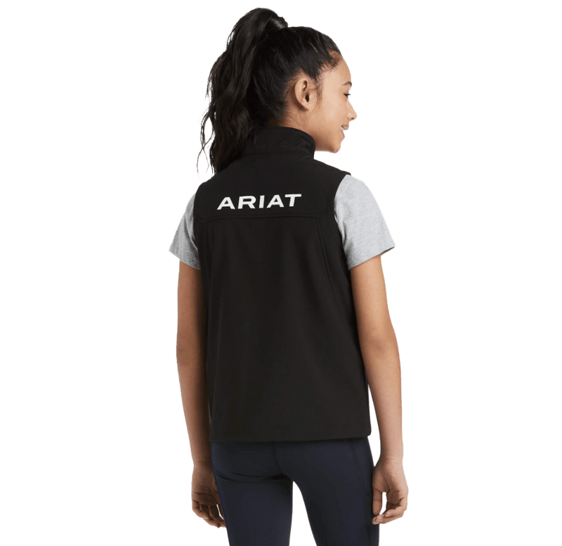 Ariat Youth New Team Black Softshell Vest