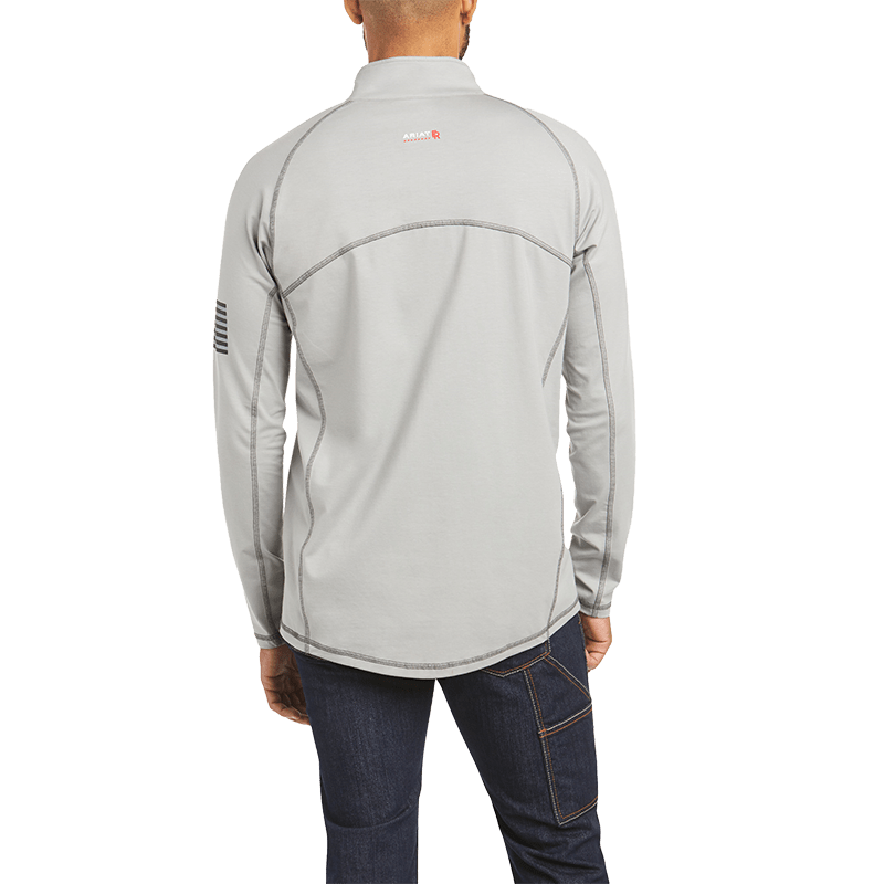 Ariat Men's Fire Resistant Stretch Patriot Silver Shirt