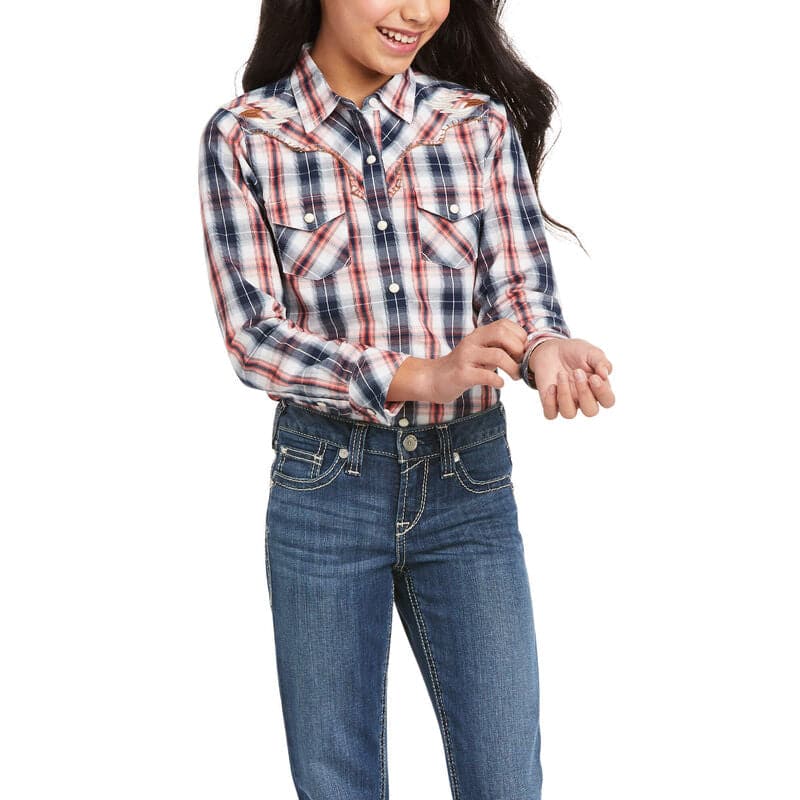 Ariat Girl's Real Dynamic Snap Western Shirt