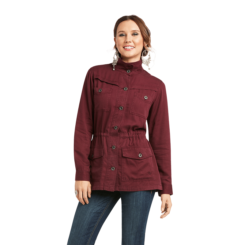 Ariat Women's Working Girl Windsor Wine Red Jacket