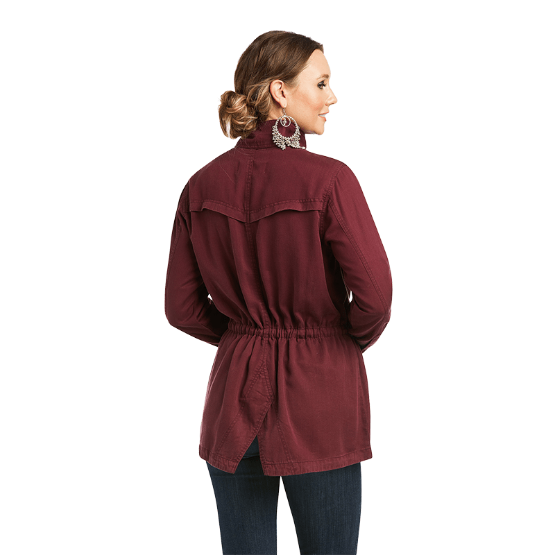 Ariat Women's Working Girl Windsor Wine Red Jacket