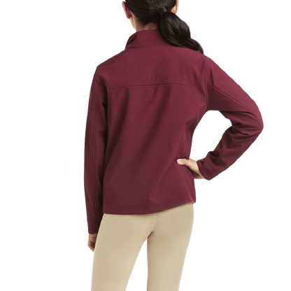Ariat Youth New Team Windsor Wine Softshell Jacket