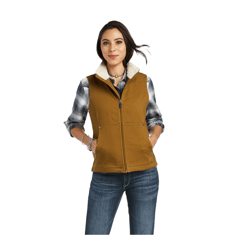 Ariat Women's REAL Outlaw Kelp Forest Full Zip Vest