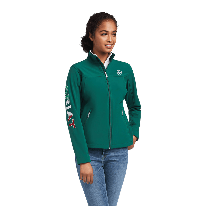 Ariat Women's Mexico Classic Team Softshell Verde Jacket
