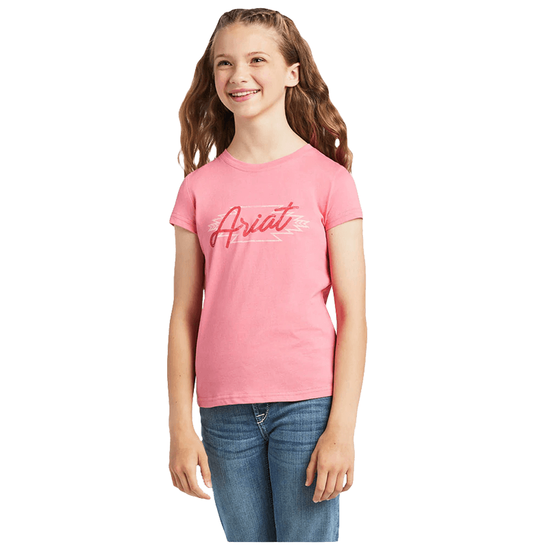 Ariat Girl's Real Border Graphic Confetti T-Shirt