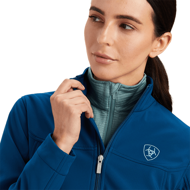 Ariat Women's New Team Softshell Night Sky Blanket Jacket