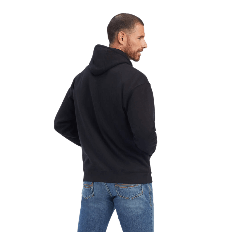 Ariat Men's USA Proud Black Graphic Hoodie