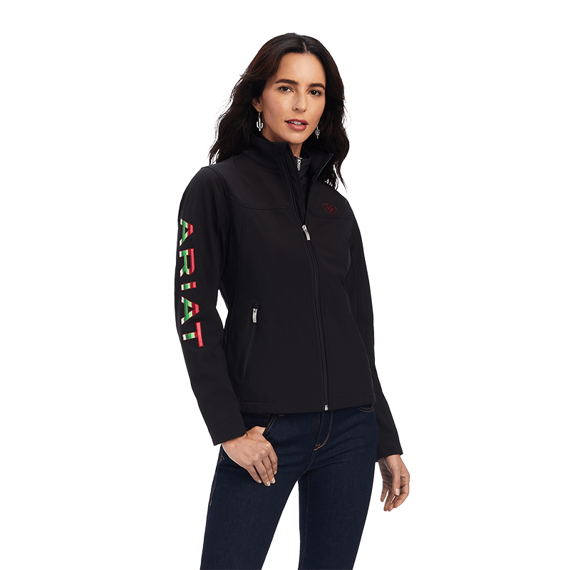 Ariat Women's Rosas Team Softshell Black Jacket