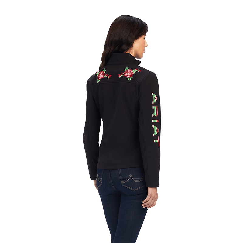 Ariat Women's Rosas Team Softshell Black Jacket
