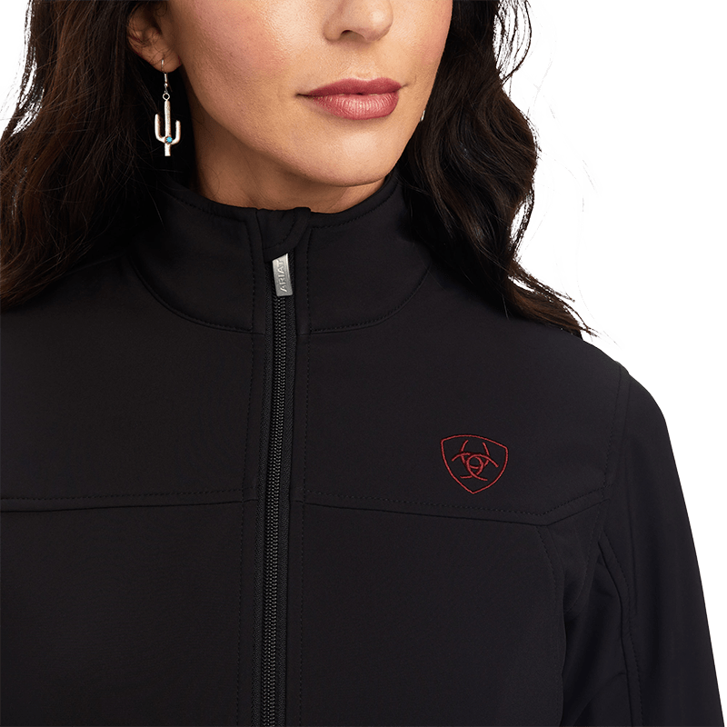Ariat Women's Rosas Team Softshell Black Jacket