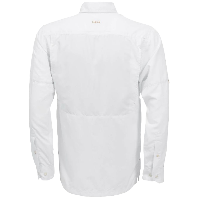 Gameguard Men's White MicroFiber Long Sleeve Shirt