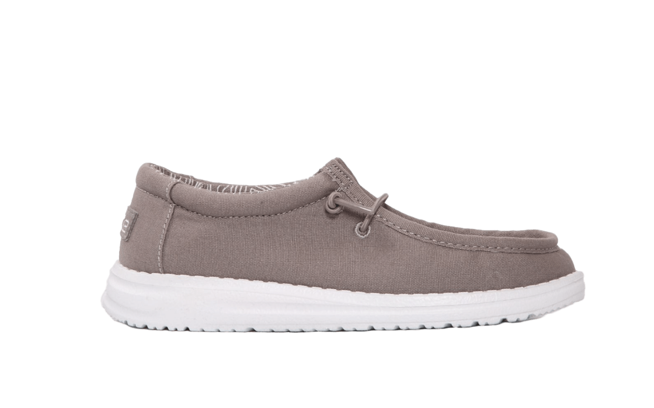 Hey Dude Youth Boy's Wally Casual Grey Shoes