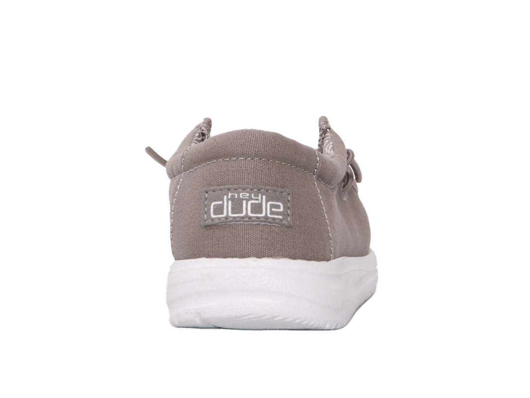 Hey Dude Youth Boy's Wally Casual Grey Shoes