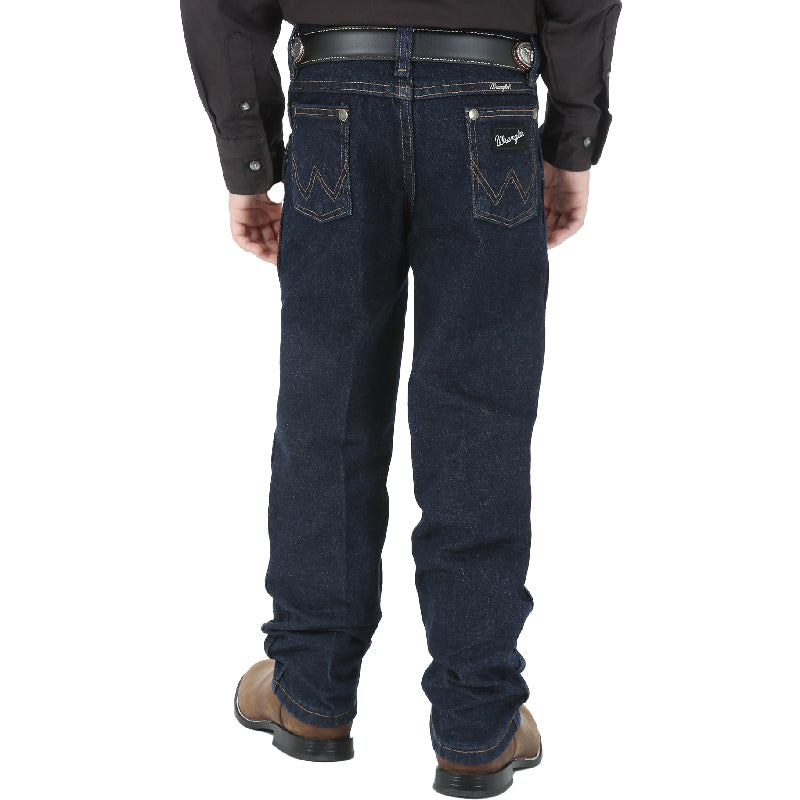 Wrangler Boy's Silver Edition High Rise Dark Cowboy Jeans