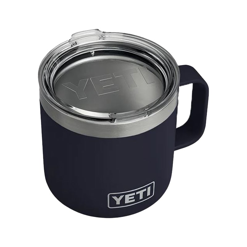Yeti Rambler 14 oz Navy Mug with Magslider Lid