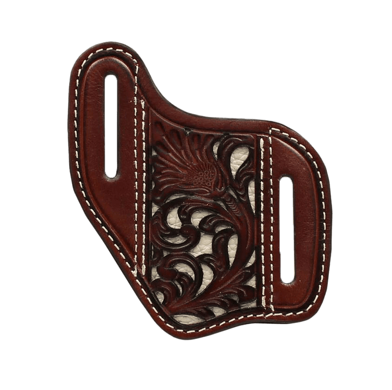 Ariat M&F Nocona Leather Knife Brown and Turquoise Knife Sheath Accesories