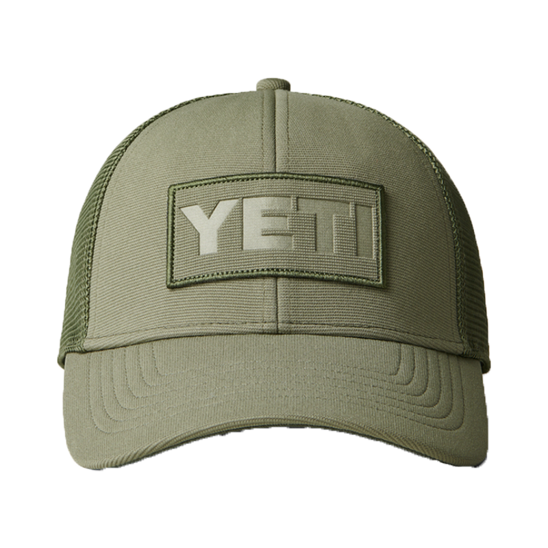 Yeti Olive Trucker Mesh Logo Patch Cap