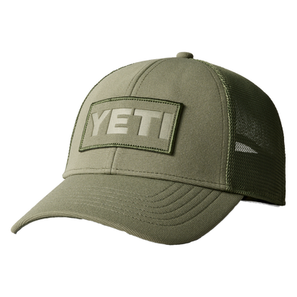Yeti Olive Trucker Mesh Logo Patch Cap