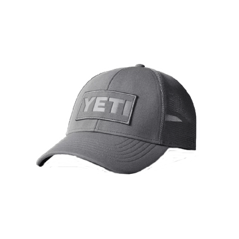 Yeti Grey Trucker Mesh Logo Patch Cap
