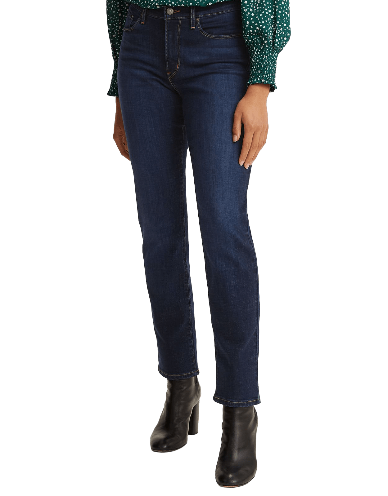 Levi's Women's Classic Straight Leg Mid Rise Jeans