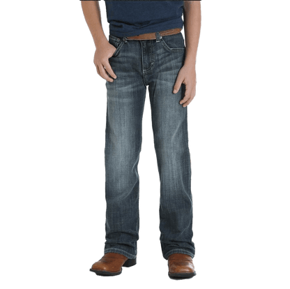 Wrangler Boys Vintage Bootcut Slim Fit Jeans