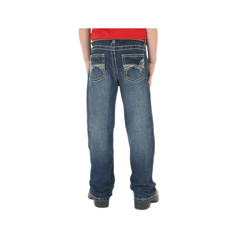 Wrangler Toddlers Midland Medium Wash Slim Fit Stretch Vintage Boot Cut Jean