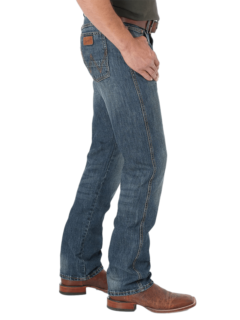 Wrangler Men's Retro Slim Straight Dark Night Jeans