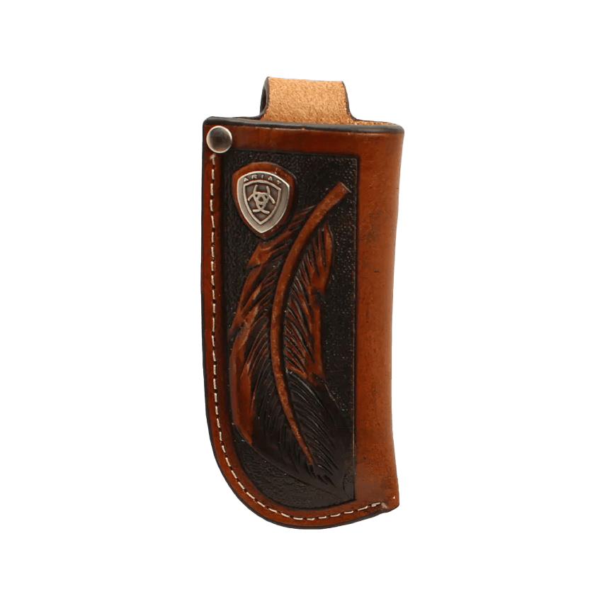 Ariat Brown Leather Tool Cross Knife
