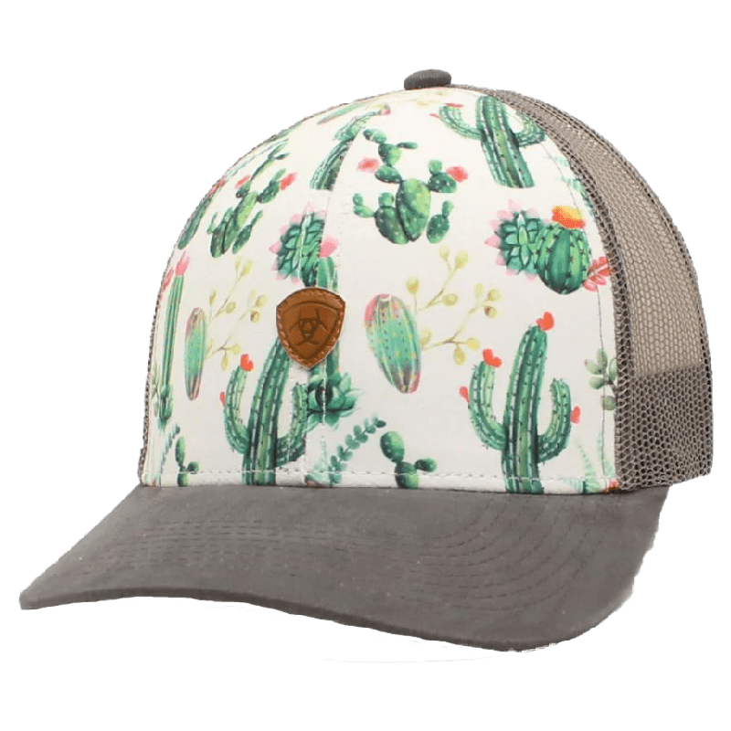 Ariat Women's White Cactus Cap