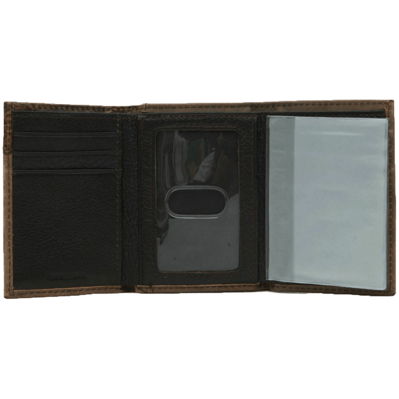 Premium Ariat Distressed Brown Leather Wallet – Western Style & Quality