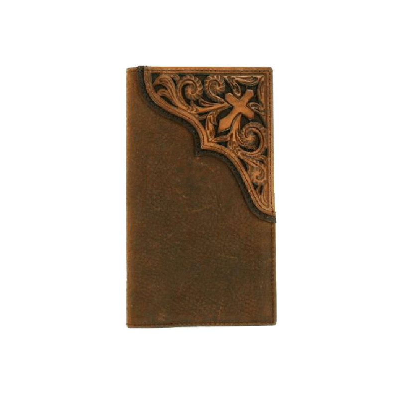 Ariat Rodeo Checkbook Wallet Ariat Rodeo Wallet/ Checkbook Cover - Scroll Cross Emboss | The Boot Jack