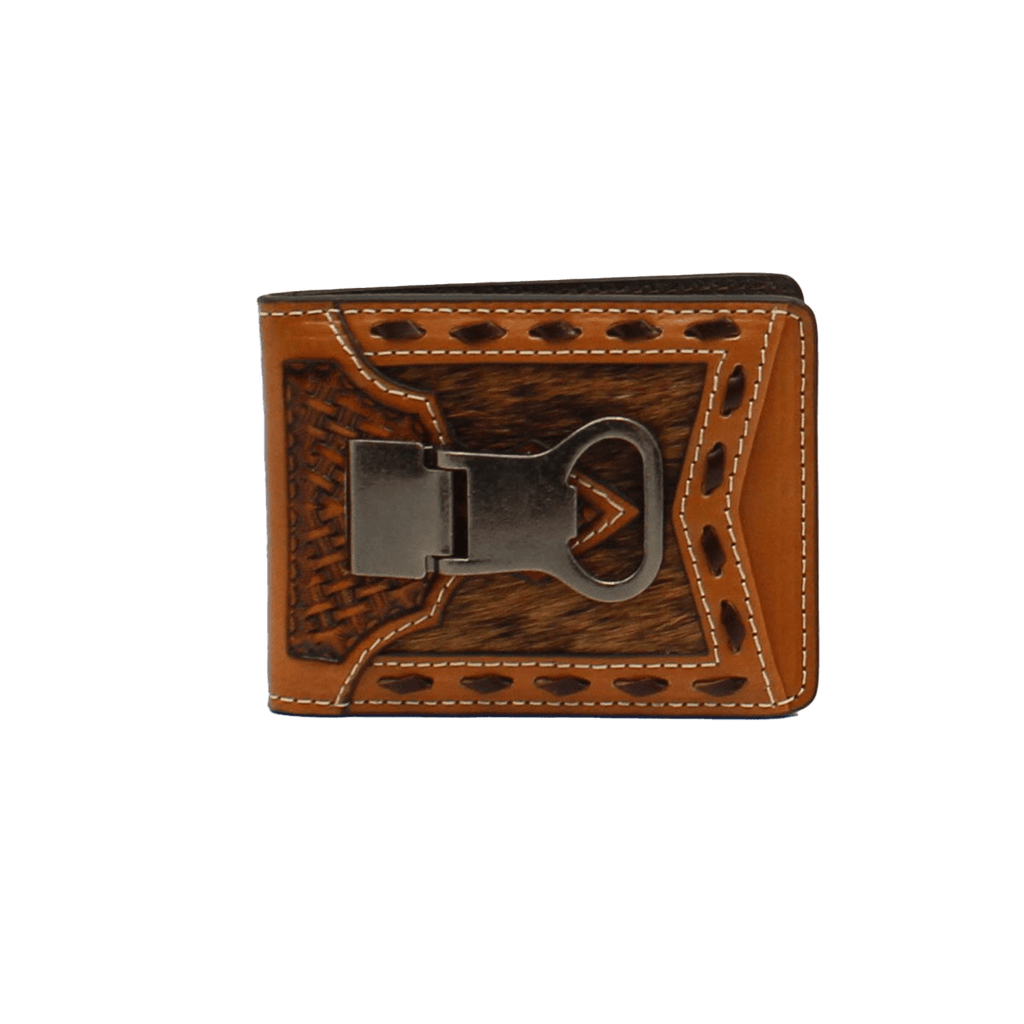 Ariat Men's Bifold Concho Logo Wallet