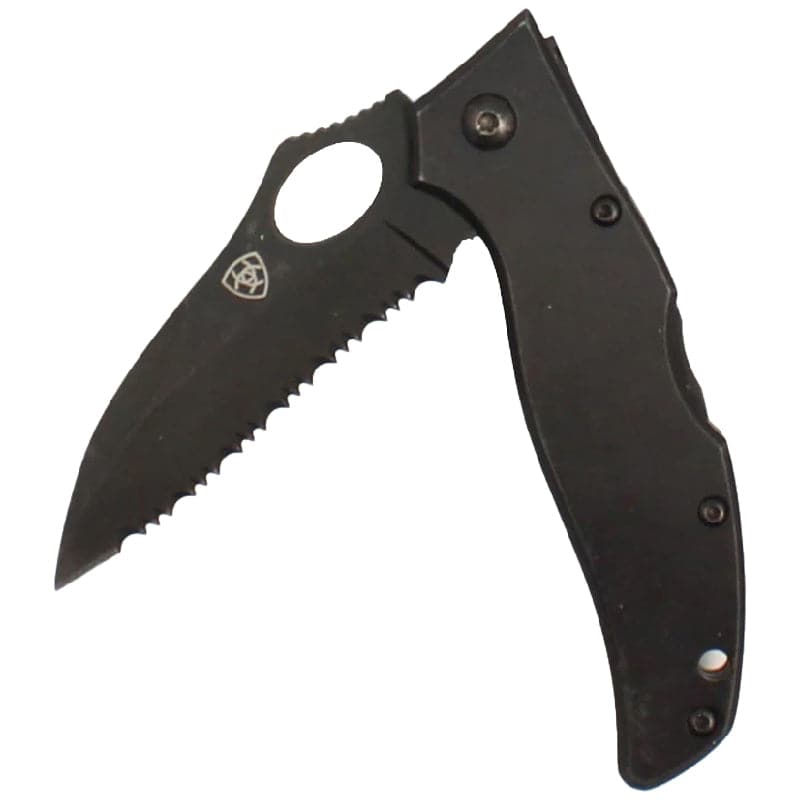 Ariat Stainless Steel Black Knife - Durability & Style