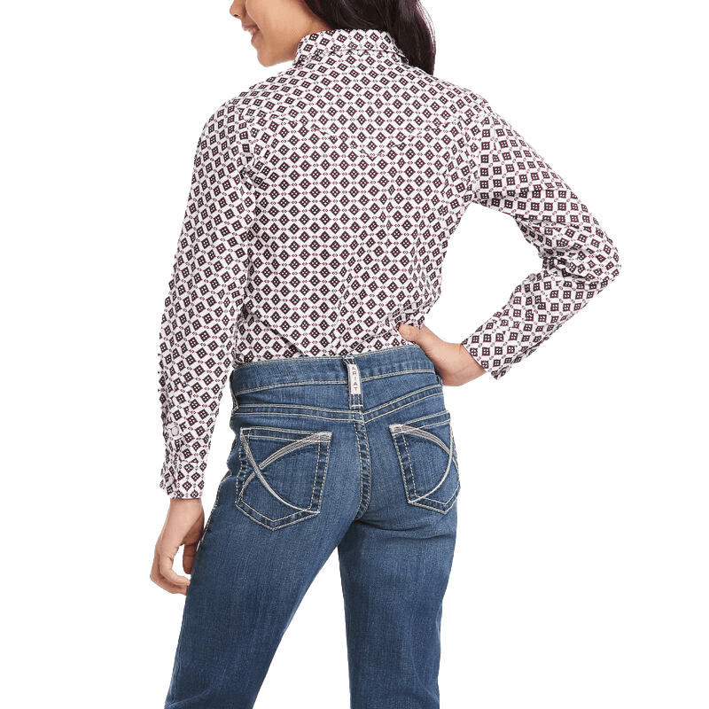 Ariat Girl's Real Mill Snap Western Shirt
