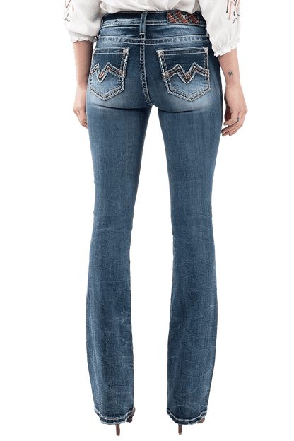 The Boot Jack Mid Rise Cut Boots Jeans
