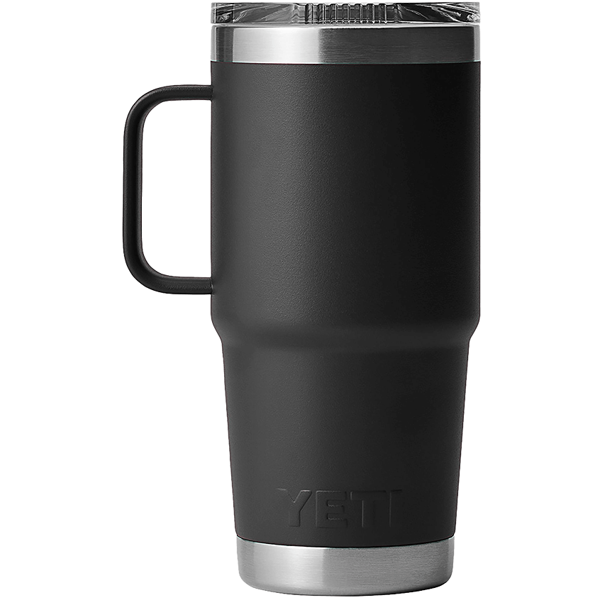 Yeti Rambler Black 20 oz Travel Mug