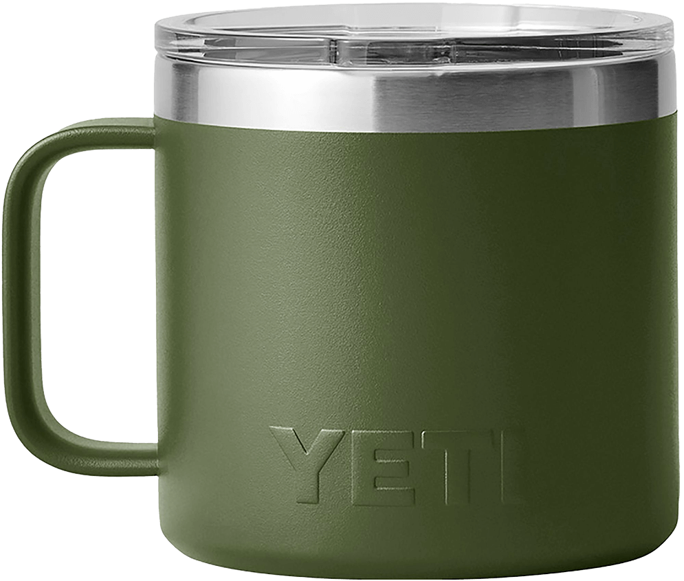 Yeti Rambler 14 oz Highlands Olive Mug with Magslider Lid