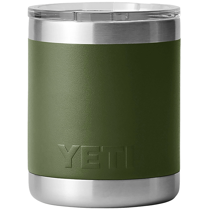 Yeti Rambler 10 oz Highlands Olive Lowball with Magslider Lid