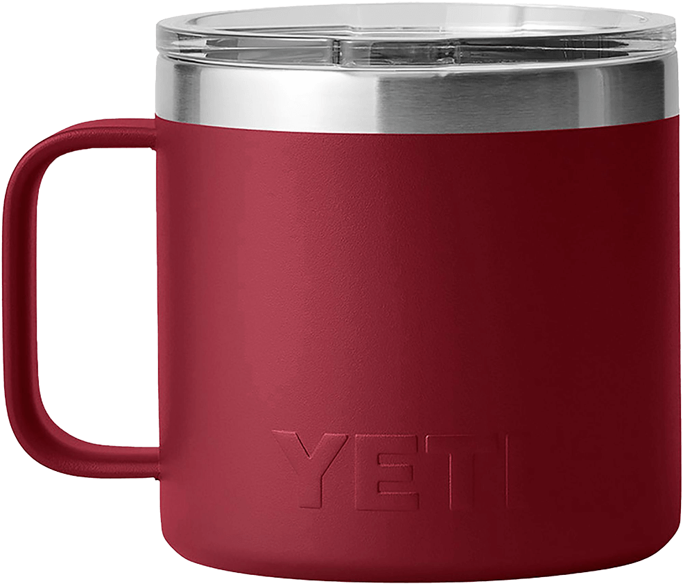 Yeti Rambler 14 oz Harvest Red Mug with Magslider Lid