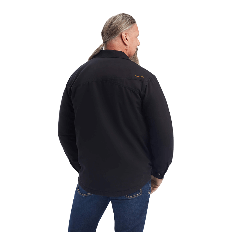 Ariat Men's Rebar Classic Canvas Black Shirt Jacket